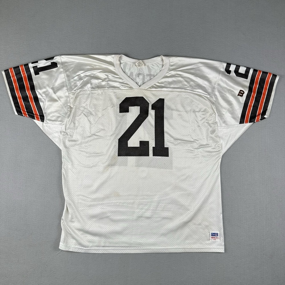 Vintage Wilson Eric Metcalf Cleveland Browns Jersey Men's‎ 2XL #21 NFL Football